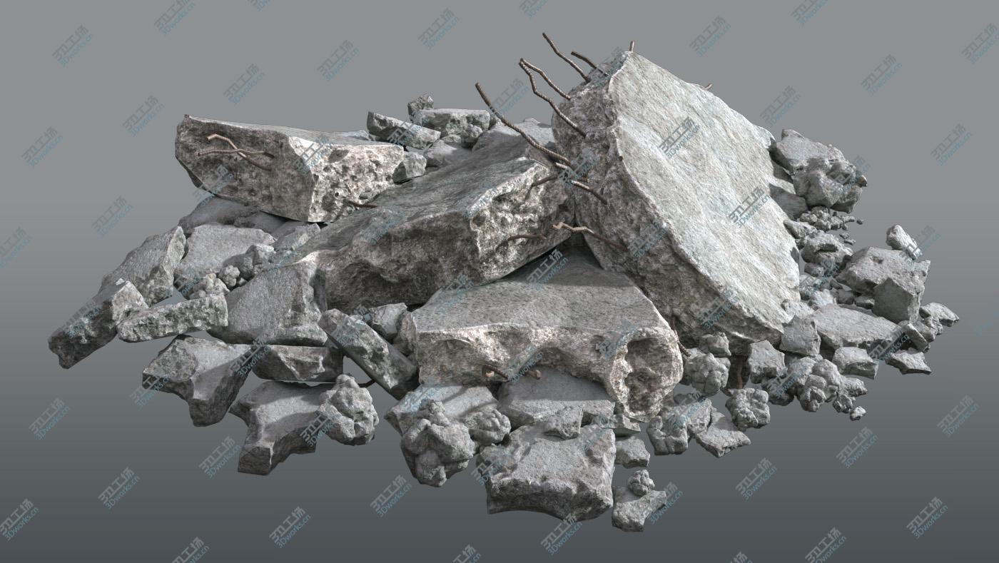 images/goods_img/202104021/3D model Ruin Debris Kit - Rubble C/1.jpg
